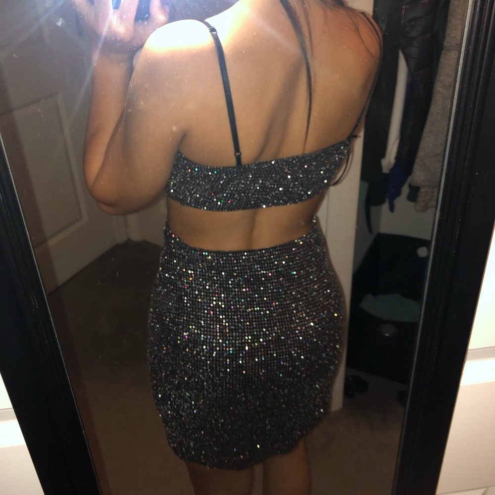 Shiny formal dress